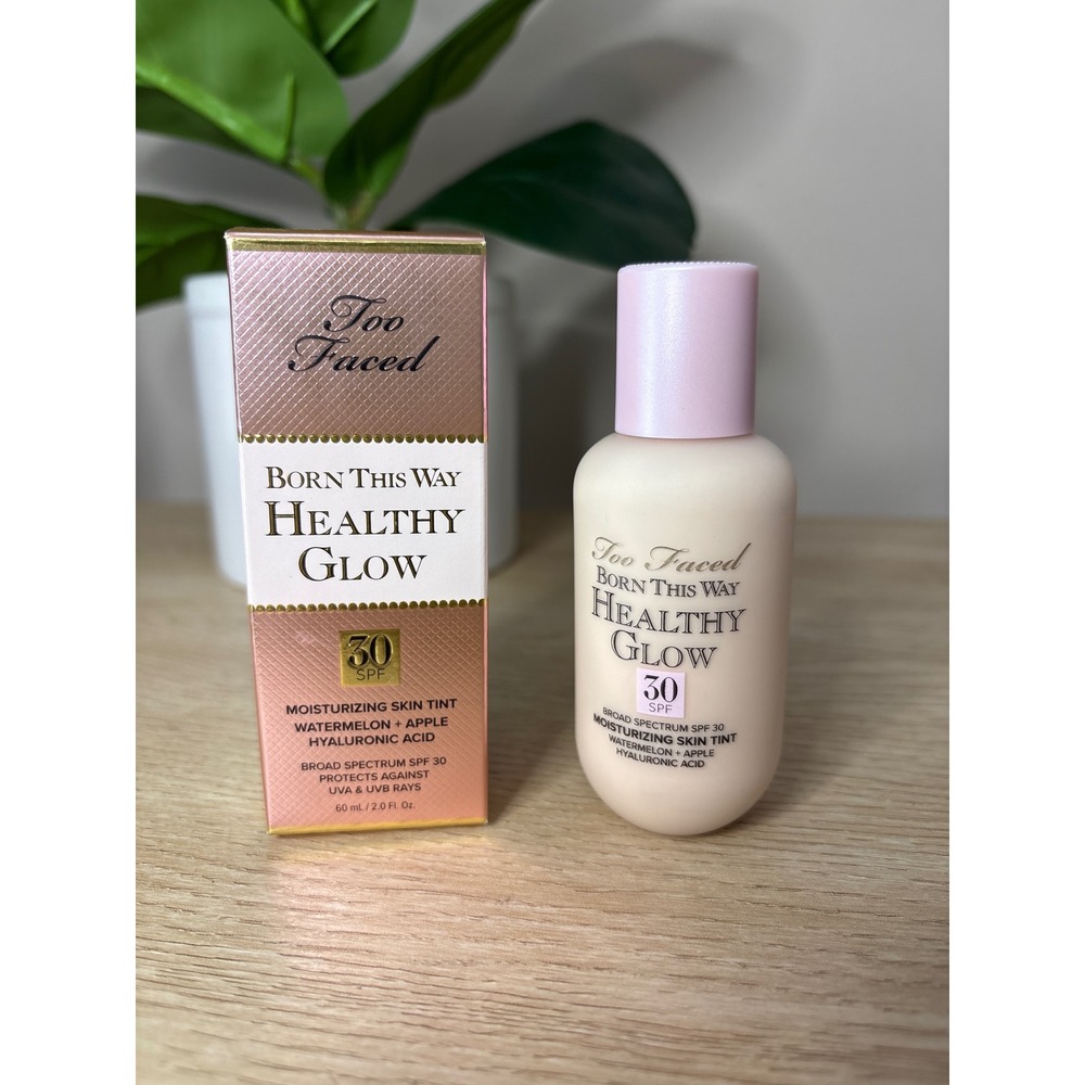 Too Faced Born This Way Healthy Glow Skin Tint SPF 30 Cloud 2oz Serum Foundation